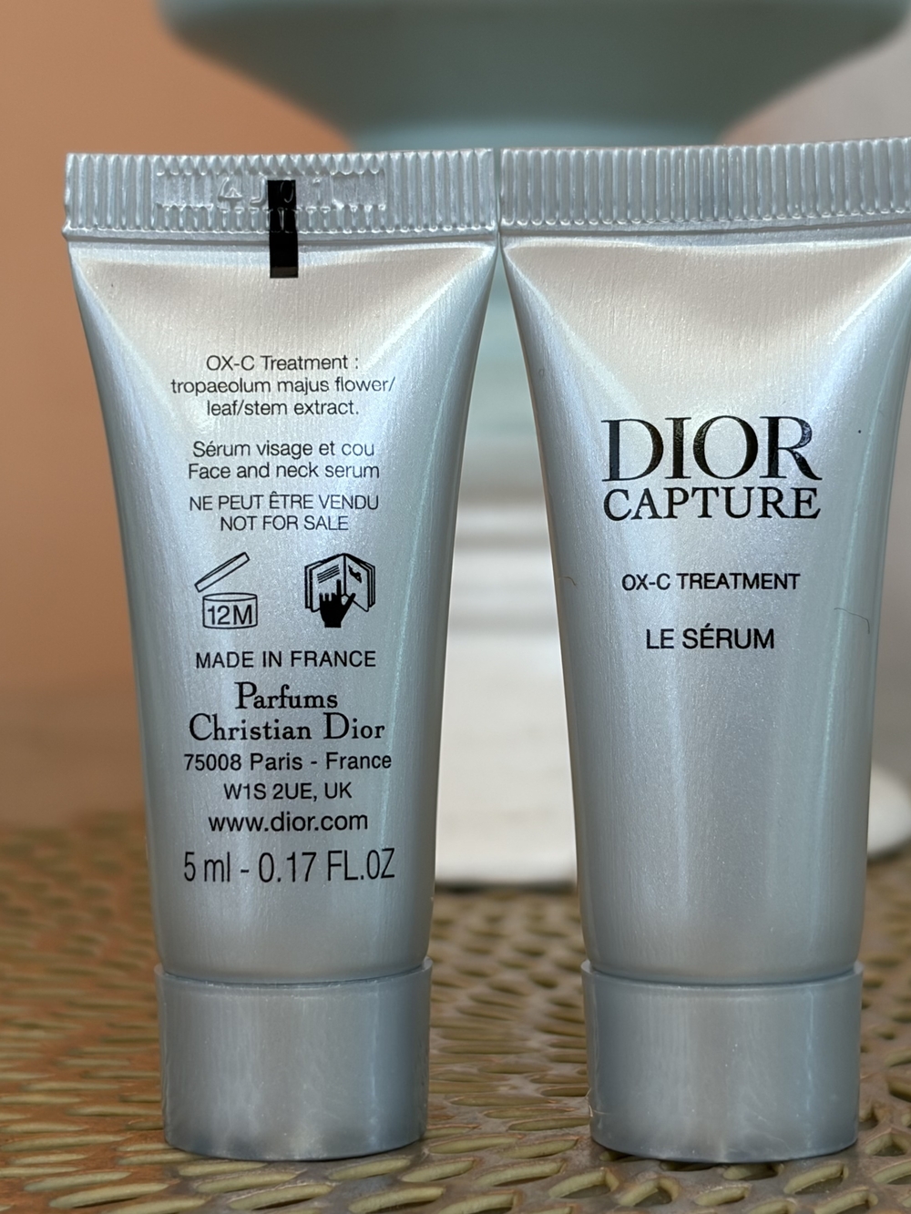 Dior silver Capture OX-C Treatment Le Sérum tubes